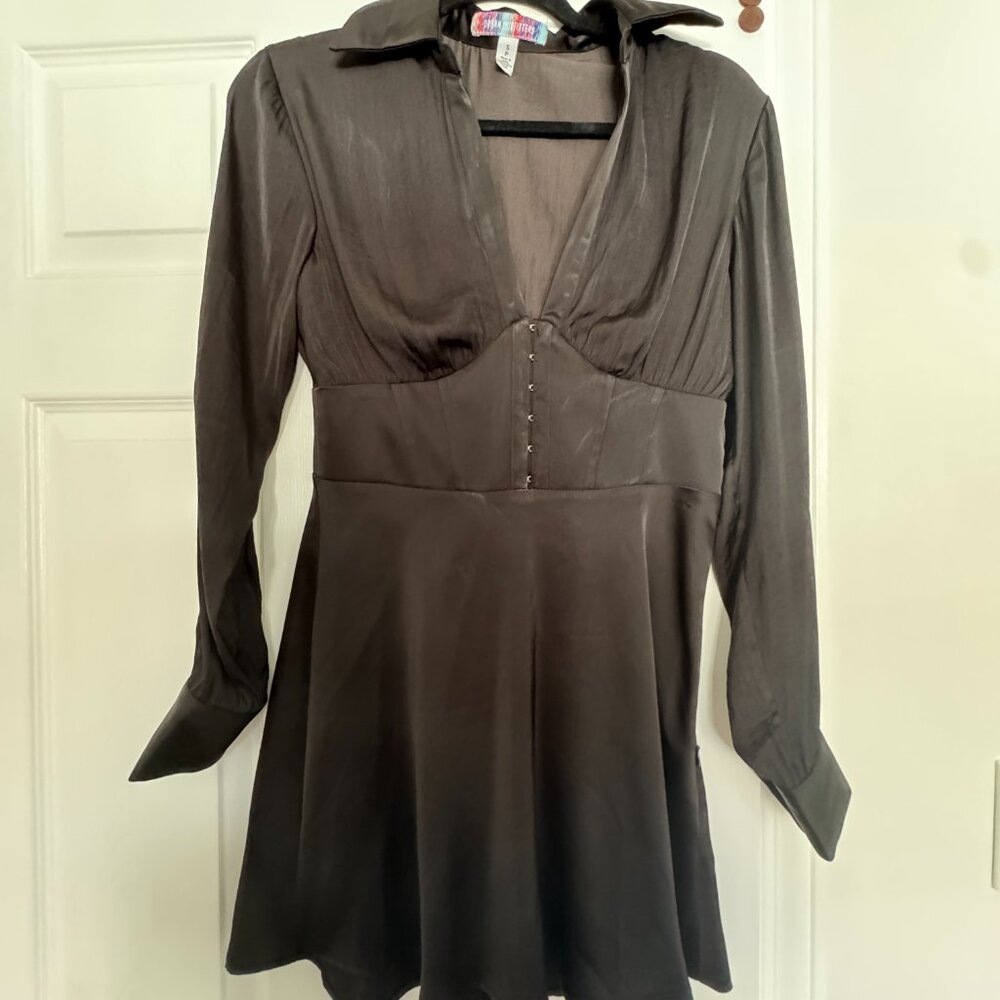 Black Corset Urban Outfitters Dress